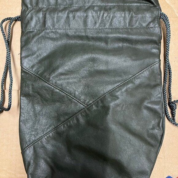 Bianca Black Drawstring Bag - Picture 2 of 2
